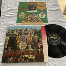 Tumnagel för auktion "The Beatles - Sgt. Pepper's Lonely Hearts Club Band - PCS 7027 - 1967 komplett"