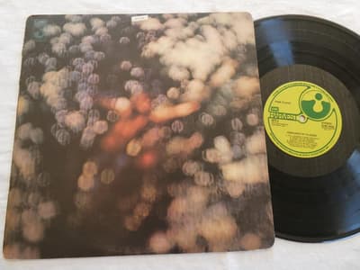 Tumnagel för auktion "Pink Floyd Obscured By Clouds Harvest SHSP 4020 1972"