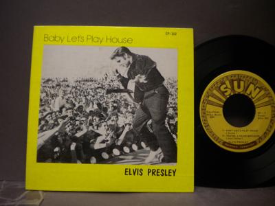 Tumnagel för auktion "ELVIS PRESLEY - BABY LET´S PLAY HOUSE - EP-102 - SUN RECORDS"