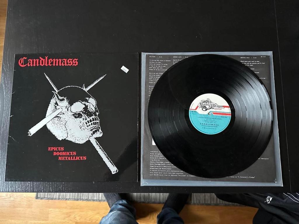 Candlemass Epicus Doomicus Metallicus LP 1986, ORIGINALPRESS RARE