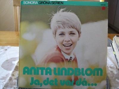 Tumnagel för auktion "LP: ANITA LINDBLOM: " JA, DET VAR DÅ " "