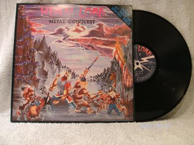 Tumnagel för auktion "Heavy Load svensk hårdrock 1981 Metal Conquest 12 " Maxi singel"