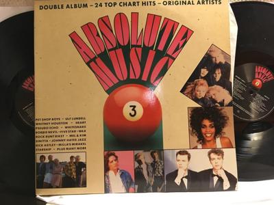 Tumnagel för auktion "ABSOLUTE MUSIC - 3 - V/A - 2-LP"