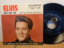 Tumnagel för auktion "ELVIS: RCA VICTOR. 47-8041. SHE`S NOT YOU+1. US-PRESS."