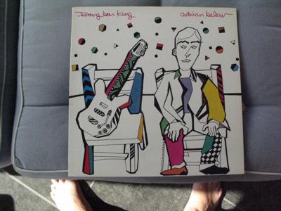 Tumnagel för auktion "ADRIAN BELEW  (King Crimson)-  TWANG BAR KING   Island  LP  1983"