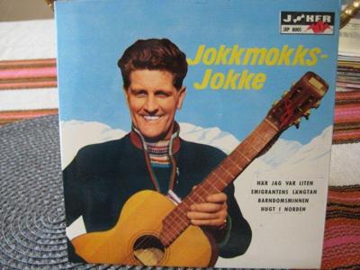 Tumnagel för auktion "EP: JOKKMOKKS-JOCKE: NÄR JAG VAR LITEN +3. Fr.1959.  TOPPSKICK"