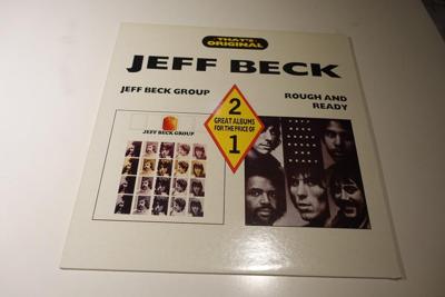 Tumnagel för auktion "Jeff Beck Group + Rough And Ready - 2 x Vinyl, LP"