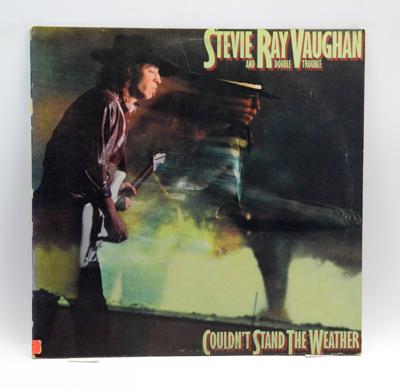 Tumnagel för auktion "Stevie Ray Vaughan & Double Trouble – Couldn't Stand The Weather, 1984, US PRESS"