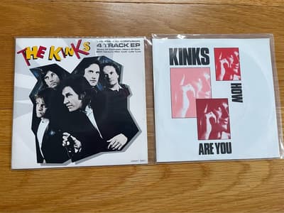 Tumnagel för auktion "The Kinks-2st/7”/singel/EP/Exc!"