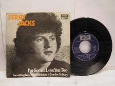 Tumnagel för auktion "TERRY JACKS - I'M GONNA LOVE YOU TOO - SWEDEN PRESS"