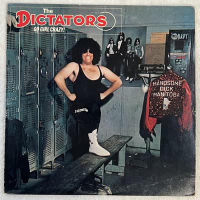 Tumnagel för auktion "THE DICTATORS go girl crazy LP -75 US EPIC KE 33348 *** PUNK ROCK ***"