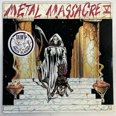 Tumnagel för auktion "V/A Metal Massacre V LP -84 US METL BLADE MBR 1021 trash"