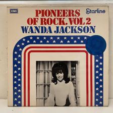 Tumnagel för auktion "Wanda Jackson - Pioneers of Rock vol. 2 LP 1972"