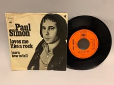 Tumnagel för auktion "7" Paul Simon - Loves Me Like A Rock Swe Orig-73 !!!!!"