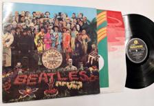 Tumnagel för auktion "Beatles - Sgt Peppers Lonely Hearts Club Band - MONO Original"