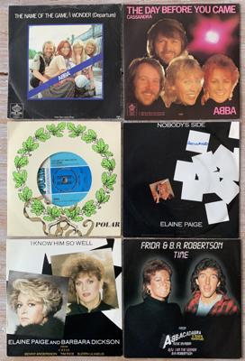 Tumnagel för auktion "ABBA - 6 x 7" Singel i gott skick, se bilder 2"