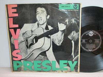 Tumnagel för auktion "Elvis Presley Rare! 1:st press 1956 C-no. top open Lp"