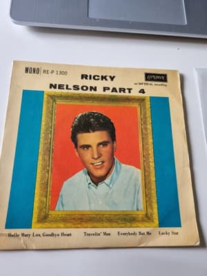 Tumnagel för auktion "Ricky Nelson Ep 1961 U.K Part 4+3"