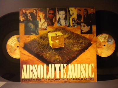 Tumnagel för auktion "ABSOLUTE MUSIC - 9 - 2 -LP - V/A"