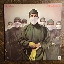 Tumnagel för auktion "RAINBOW - Difficult To Cure 1981. Originalinner! DEEP PURPLE. Prog-rock. AOR LP"