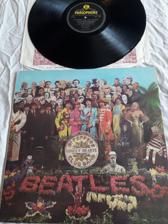 Tumnagel för auktion "The Beatles - Sgt. Pepper's Lonely Hearts Club Band  PCS 7027"