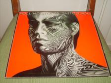 Tumnagel för auktion "LP Rolling stones  Tattoo you    tysk  press"