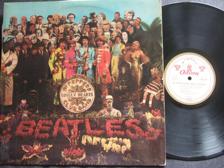 Tumnagel för auktion "LP - THE BEATLES. Sgt. Peppers Lonely Hearts Club Band. 1973"