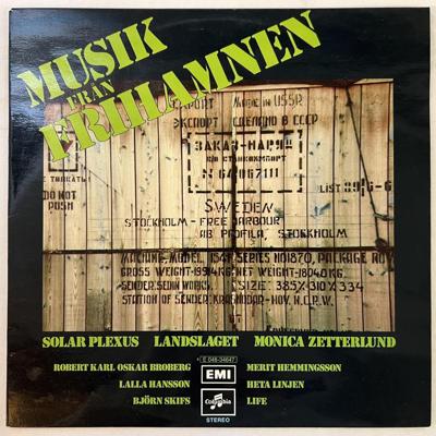 Tumnagel för auktion "V/A musik från Frihamnen LP -72 Swe COLUMBIA 4E 048-34647"