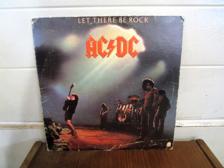 Tumnagel för auktion "AC/DC LET THERE BE ROCK AC DC VINYL LP 1977"