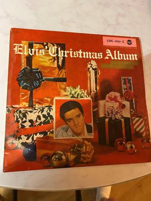 Tumnagel för auktion "Elvis Presley Christmas Album LOC-1035-C German -57 stunning M- copy! V.Rare!"