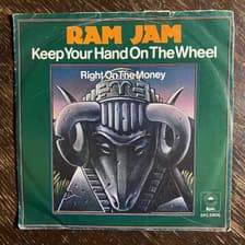 Tumnagel för auktion "RAM JAM - Keep Your Hands On The Wheel 1977. Prog-rock PS-7"