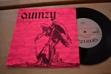 Tumnagel för auktion "7" Quinzy Rosie Boogie rare hårdrock rock privatpress Göteorg heavy metal"