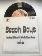 Tumnagel för auktion "The Beach Boys ?– You Need A Mess Of Help To Stand Alone 7", Swedish Press"