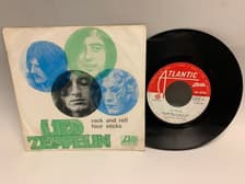 Tumnagel för auktion "7" Led Zeppelin - Rock And Roll Portugal Orig-73 !!!!!"