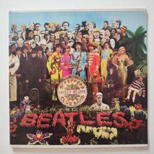 Tumnagel för auktion "The Beatles- Sgt Peppers Lonely Hearts Club Band, vinyl"