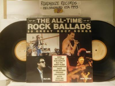 Tumnagel för auktion "THE ALL-TIME ROCK BALLADS - 30 GREAT ROCK SONGS - 3 -LP -V/A"