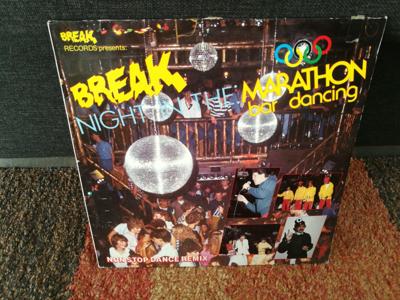 Tumnagel för auktion "Various - A Break Night In The: Marathon Bar Dancing LP Megamix Italo Disco 1984"