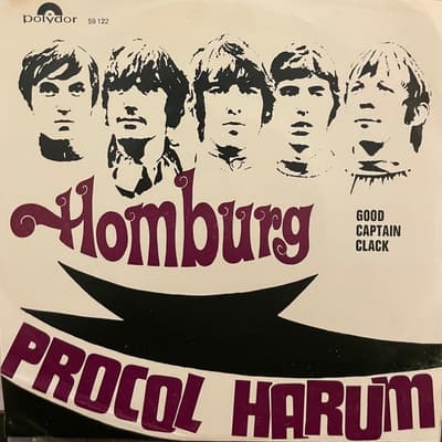 Tumnagel för auktion "PROCOL HARUM HOMBURG/GOOD CAPTAIN CLACK"