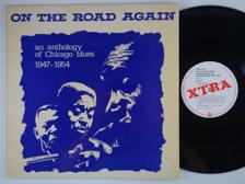 Tumnagel för auktion "ON THE ROAD AGAIN - AN ANTHOLOGY OF CHICAGO BLUES 1947-1954 v/a - UK LP - TOPPEX"