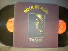 Tumnagel för auktion "THE BAND - IN CONCERT - ROCK OF AGES - 2 -LP"