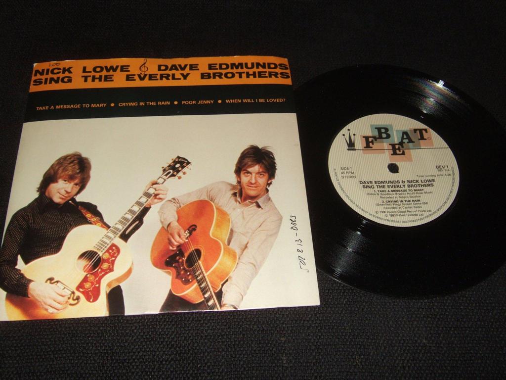 EP - NICK LOWE & DAVE EDMUNDS. Sing The Everly Brothers. 1980 - Vinylkoll