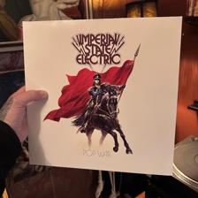 Tumnagel för auktion "Imperial State Electric - Pop War LP NM clear punk pop rock The Hellacopters"