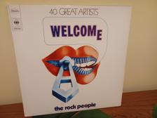 Tumnagel för auktion "WELCOME, THE ROCK PEOPLE 1972 BÖC Titanic Dylan Argent Byrds Santana Spirit a.o"