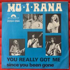 Tumnagel för auktion "MO-I-RANA You Really Got Me 7" // '73 Dansk Press Psych Rock Kinks"