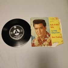 Tumnagel för auktion "Elvis Presley Rock-A-Hula Baby Tysk press RCA 47-7968"