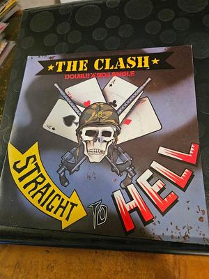 Tumnagel för auktion "The Clash si 1982 should i stay or should i go"