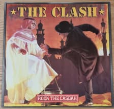 Tumnagel för auktion "The Clash - Rock The Casbah 12""