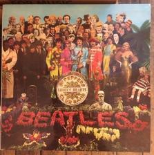 Tumnagel för auktion "Sgt. Pepper´s Lonely Hearts Club Band- The Beatles- LP"