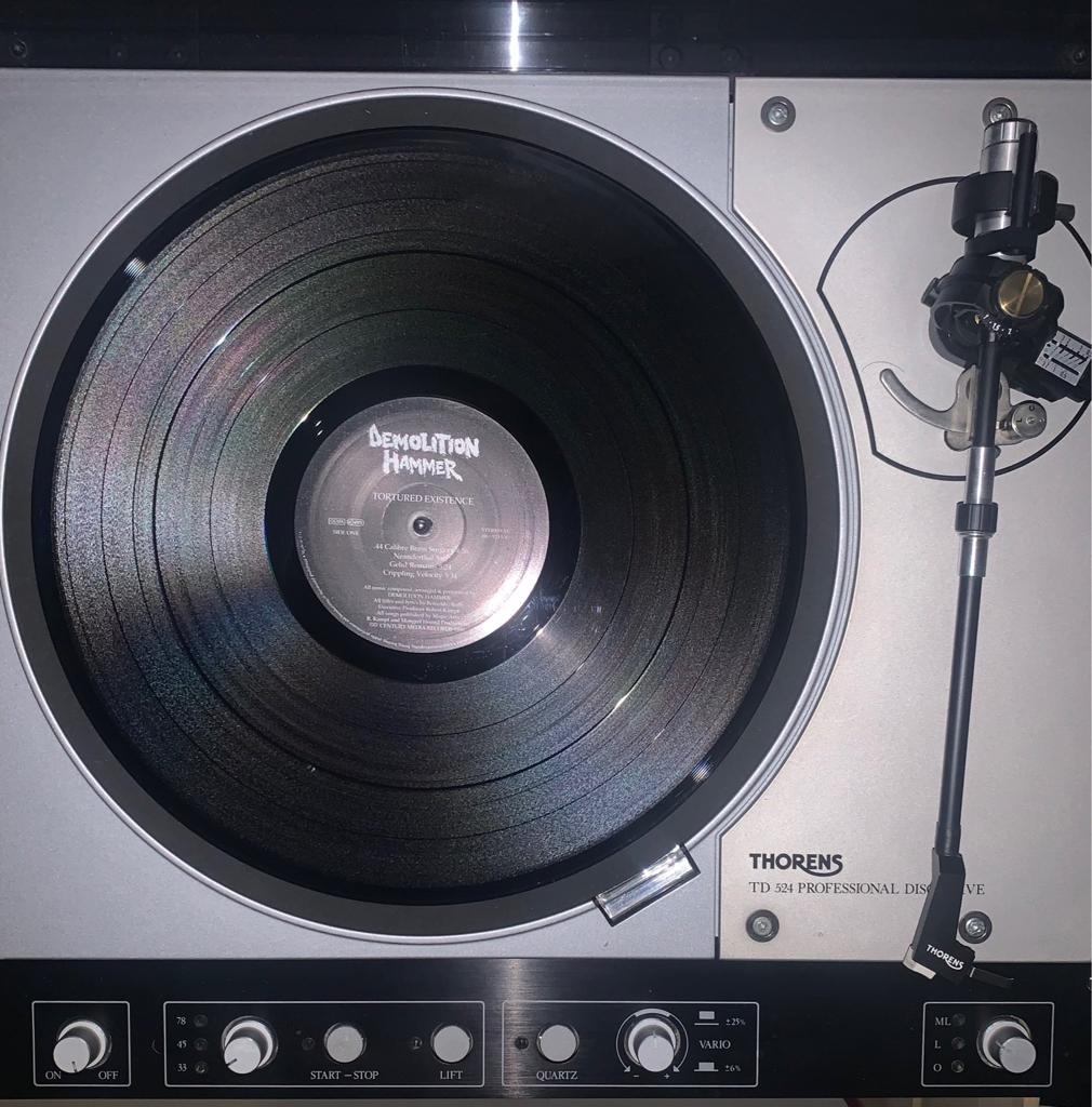 Demolition Hammer Tortured Existence LP, album Vinylkoll