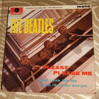 Tumnagel för auktion "Beatles "Please please me""